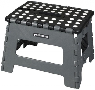 Cabanaz Puhlmann - Klapp- Hocker Tritt "James" Grau H 22cm (1001931) Kunststoff