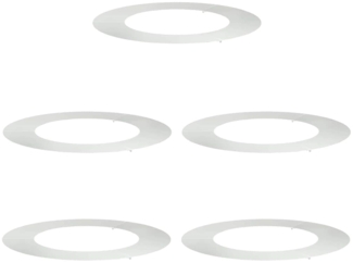 vidaXL geeignet für flache Baumringe 5 pcs Silber Ø50 / 80 cm 873701