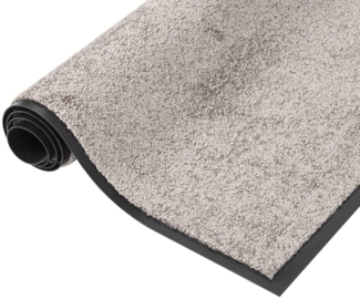 vidaXL Fußmatte Grau 60x80 cm 331590