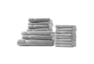 Hometex Premium Textiles Handtuch in Premium Qualität 500 g/m², Feinster Frottier-Stoff 100% Baumwolle, 1x Badetuch + 2 Duschtuch + 4 Handtuch + 8 gastetuch, weich, saugfähig, extra schwer & flauschig - TEST BILD TOP MARKE 2025