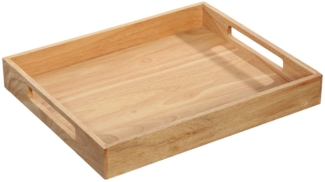 Zassenhaus Tablett eckig 44x36 cm | Gummibaum