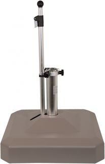 Liro Schirmständer Mini Plus 45 S mit flexibler Klemmung graphit 55 x 55 cm 45S-50-03