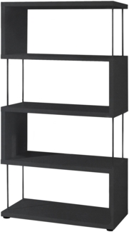 Regal Elga 66x33x126 Bücherregal Standregal schwarzstahl 14831