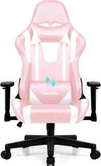 Homimaster Gaming-Stuhl Gaming Stuhl, Ergonomischer Bürostuhl,Gaming Chair mit Wippfunktion (Mit verstellbarem Lendenkissen, Kopfstütze und Armlehnen, gepolsterter Gamer Stuhl), Gaming Stuhl Wippfunktion bis zu 170°, Bürostuhl 150 kg Belastbarkeit