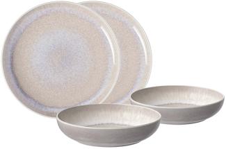 like. by Villeroy & Boch Perlemor Sand Tafel-Set 4-teilig - DS