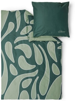 s.Oliver Bettwäsche Satinbettwäsche s.Oliver, Mako-Satin, 2 teilig, im angesagten Trenddesign