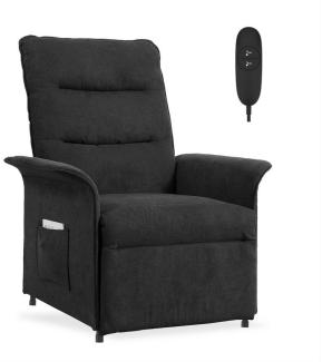 FLEXISPOT Sessel Elektrisch verstellbarer Relaxsessel, Liegesessel, Fernsehsessel (Relax Sessel, ergonomisch), 125° -160° verstellbare Rückenlehne, Dunkelgrau/Hellgrau/Beige