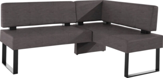 Home affaire Eckbank Oliver mit Metallgestell, Küchenbank, verschiedene Bezüge Cord Esszimmerbank OTTOs Choice