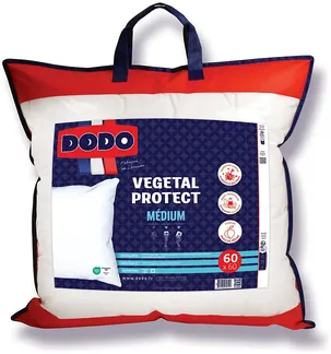 DODO - VEGETAL PROTECT Kopfkissen Stoff Weiß - B 60 cm x H 10 cm x L 60 cm