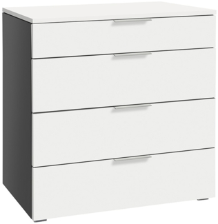 Hasena Kommode Atrine anthrazit Weiss zerlegt