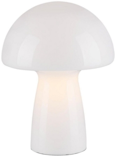 Paul Neuhaus Tischleuchte FUNGO, Weiß, Glas, Ø 21,5 x H 29 cm, ohne Leuchtmittel