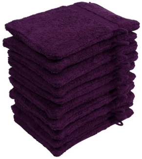 Hometex Premium Textiles Waschhandschuh in Premium Qualität 500 g/m², Feinster Frottier-Stoff 100% Baumwolle, (10er Set), weich, saugfähig, extra schwer & flauschig - TEST BILD TOP MARKE 2025