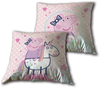 Peppa Pig Dekokissen Dekokissen – Perfektes Couchkissen für Kinder & Erwachsene (1 Stück)
