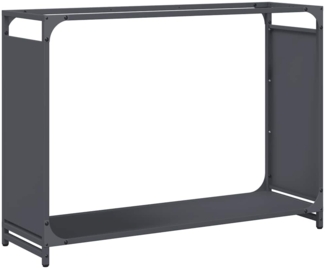 vidaXL Brennholzregal Anthrazit 90x28x65 cm Kaltgewalzter Stahl 864205
