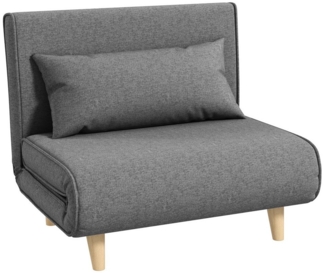 MODFU Schlafsofa Klappsofa,Einzelsofa mit verstellbarer Rückenlehne, Kompaktes Schlafsofa mit verstellbarer Rückenlehne – skandinavisches Einzelsofa für Wohnzimmer & Gästezimmer, langlebig, platzsparend, bis 350 kg Belastbarkeit, mit Relaxfunktion