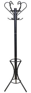 Garderoben-/Kleiderständer "Christin" aus Metall, schwarz