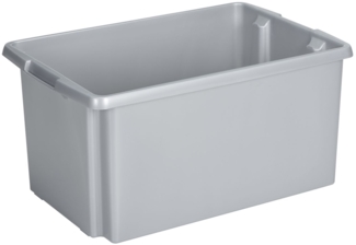 Sunware Drehstapel-Box Nesta 51 L silber 59,5 x 39,5 x 28 cm