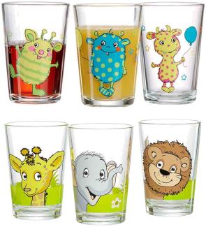 Ritzenhoff & Breker Kinderbecher 6er Set Monsterchen & Dschungeltiere