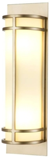 Elstead Fusion 2 Light Wandleuchte 2-flammig messing natur lackiert E27