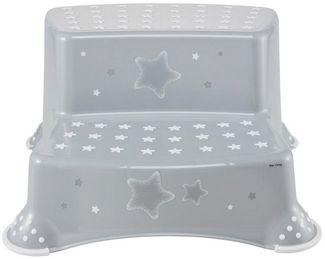 Keeeper Stars Tritthocker Schemel zweistufig mit Anti-Rutschfunktion Cosmic Grey