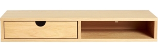 Woodman Stauraumschrank Farsta Mit Holzfurnier aus Eiche, platzsparend, Wandmontage