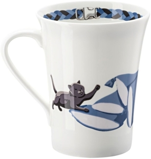 Hutschenreuther Becher My Mug Katze -Britisch Kurzhaar Becher mit H. 0,4l, Bone China, Tassen