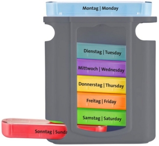 WESTMARK Pillendose 7 Tage – Praktische Box zur Aufbewahrung von Medikamenten