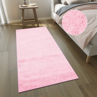 Tapiso Hochflor-Läufer DELHI, rechteckig, Höhe: 30 mm, Langflor Shaggy Modern Design Flauschig Wohnzimmer Schlafzimmer