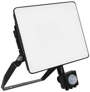 LED Außen-Wandstrahler, Bewegungsmelder, IP65, 6000lm, warmweiß