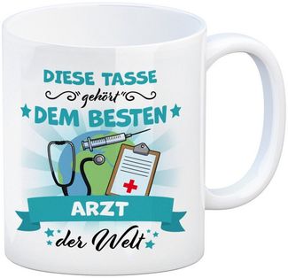 speecheese Tasse Bester Arzt der Welt Kaffeebecher