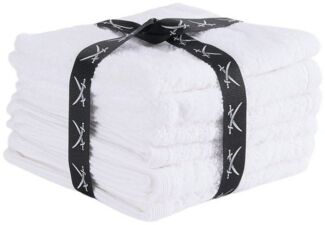 Sansibar Sylt Seiftuch Sansibar 6er Set Frottier-Serie Classic, 30x30 cm, (Set), mit hochwertiger Sansibar Säbel Stickerei