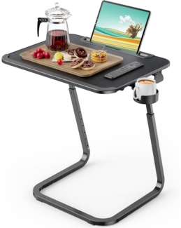 SAIJI Beistelltisch Laptoptisch Frühstückstablett Couchtisch 55x39cm