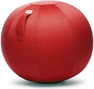 Vluv Leiv Stoff-Sitzball Durchmesser 70-75 cm Ruby / Rubinrot