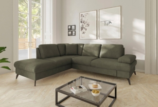 sit&more Ecksofa Morris Jubi L-Form, B: 238 cm, mit Armteilfunktion & 1 Zierkissen, optional Bettfunktion