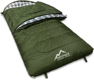 normani Deckenschlafsack 4-in-1 Schlafsack Antarctica, Extrem 4-Jahreszeiten Outdoor-Schlafsack mit Inlett