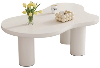 SinLaw Couchtisch Couchtisch Wolkenform, MDF & PVC, inkl. Filzunterlage – Modern Design, leichte Reinigung,kratzfeste Oberfläche,Couchtisch mit Filzschutz
