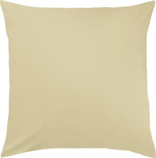 Traumschlaf Basic Single Jersey Kissenbezug|80x80 cm| taupe