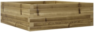 vidaXL Pflanzkübel 70x70x23 cm Kiefernholz Imprägniert 847197