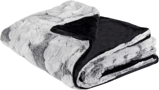 Kuscheldecke KOSI 150 x 200 cm Hellgrau