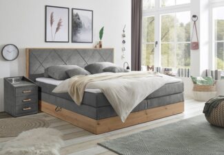 ED EXCITING DESIGN Boxspringbett Bellevue, inkl. Bettkasten, wahlweise mit Matratze und Topper