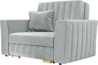 Mirjan24 'Viva Glam II' Schlafsofa, Hellgrau, 85 x 98 x 115 cm