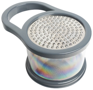 Käsereibe Parmesanreibe mit Auffangbehälter Serie Nora Grau