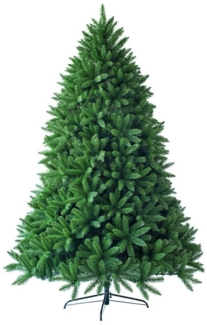 KOMFOTTEU Künstlicher Weihnachtsbaum, Tannenbaum, klappbar, Metallständer und PVC-Nadeln