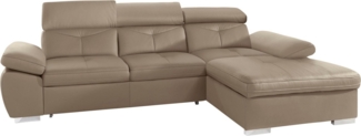 exxpo - sofa fashion Ecksofa Spring, super bequem, mit Armteil- und Kopfteilfunktion, OTTOs Choice, L-Form, wahlweise mit Bettfunktion und Bettkasten