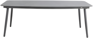 ROPERO Gartentisch 105x210, Gestell: Aluminium eisengrau, Keramikplatte: mattgrau