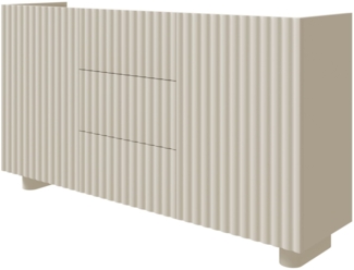 Selsey 'Fiorra' Sideboard 2-türig mit drei Schubladen, Greige, 144 cm