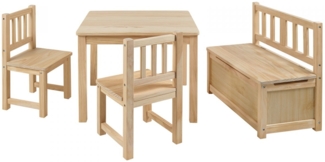 Bomi 'Anna' Kindersitzgruppe, 4-tlg., Kiefernholz natur