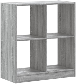 vidaXL Bücherregal Grau Sonoma 68,5x32x75 cm Holzwerkstoff 852812