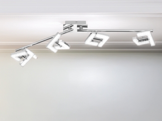 Wofi LED Deckenstrahler LEA chrom 4 flg.