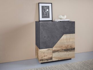 INOSIGN Sideboard ALIEN-Kommode, Schrank, Anrichte mit 2 Türen und 2 Fächern, Sideboard Breite ca. 79 cm "100 % Made in Italy"